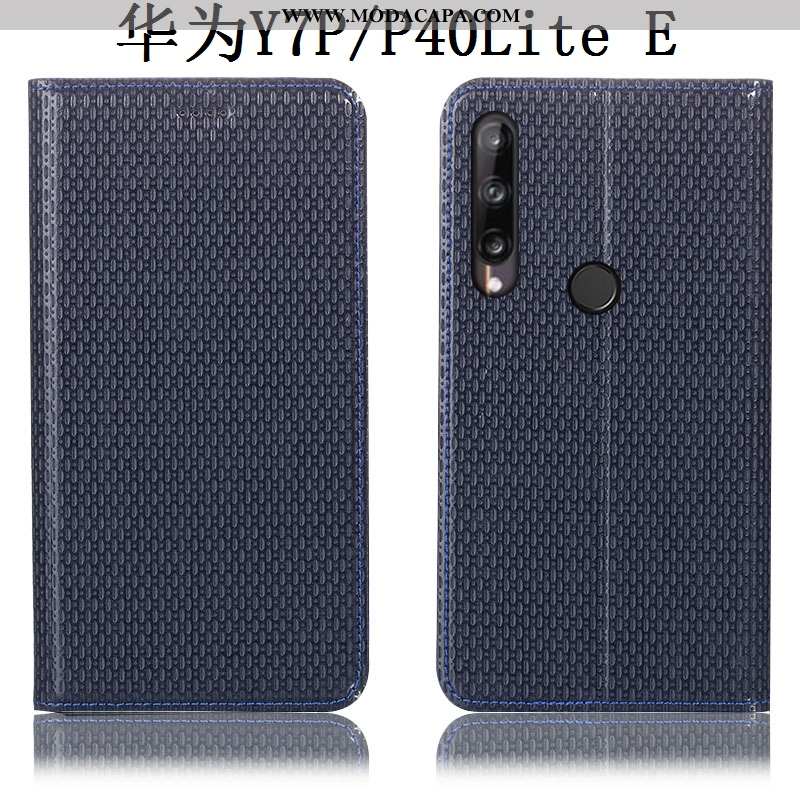 Capa Huawei P40 Lite E Protetoras Completa Cases Cover Antiqueda Couro Legitimo Marrom Promoção