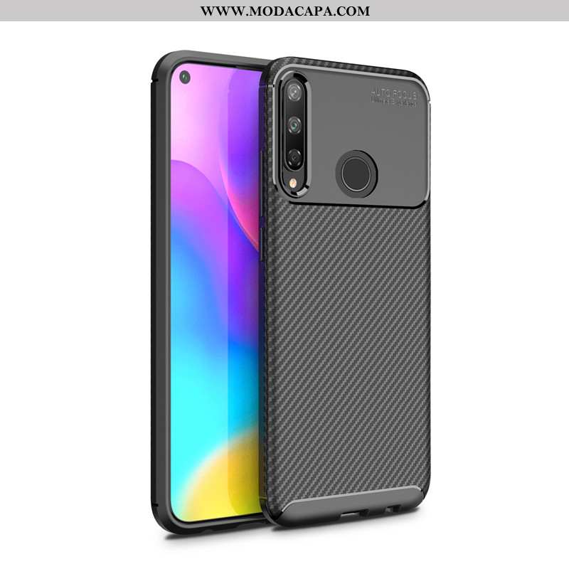 Capas Huawei P40 Lite E Protetoras Fosco Soft Anti Suor Telemóvel Fibra Antiderrapante Barato