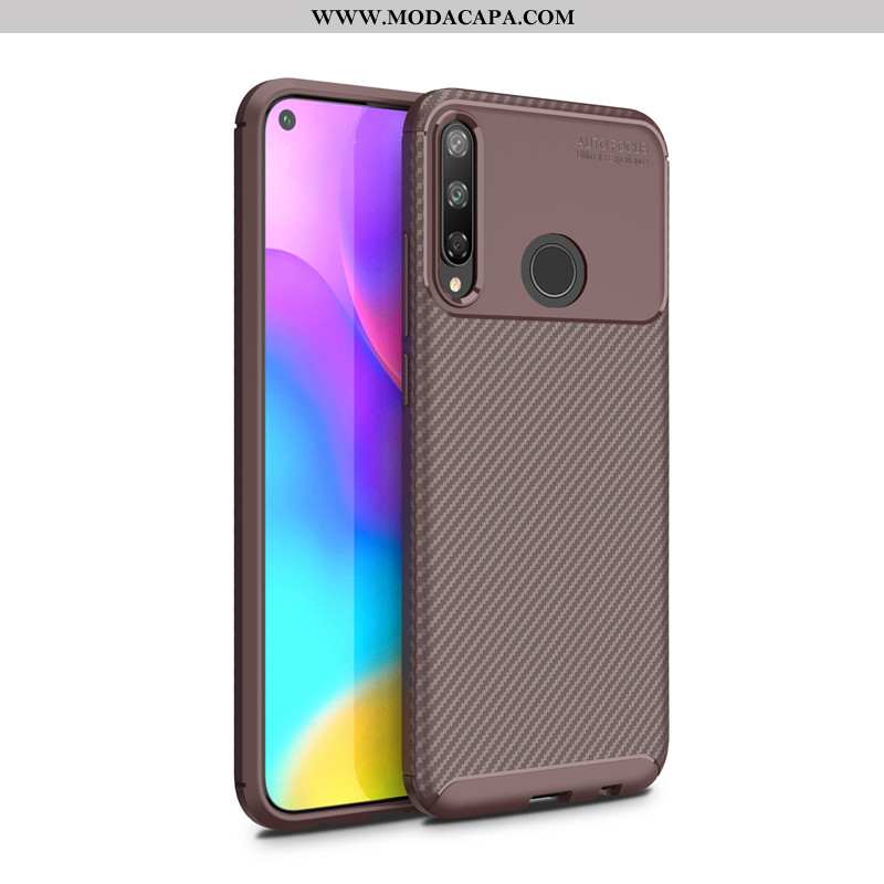 Capas Huawei P40 Lite E Protetoras Fosco Soft Anti Suor Telemóvel Fibra Antiderrapante Barato