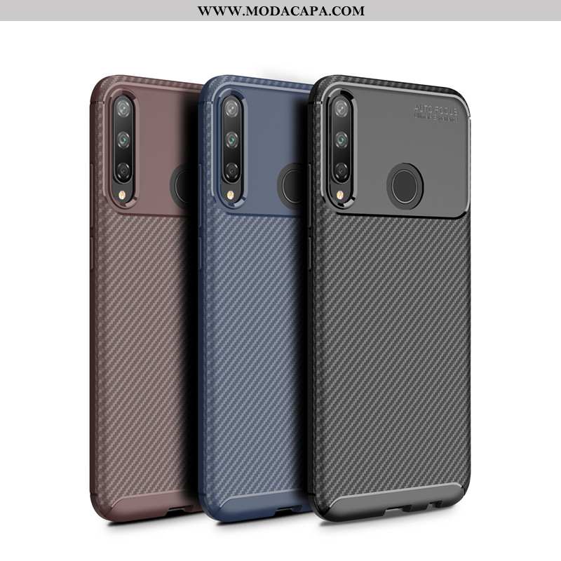 Capas Huawei P40 Lite E Protetoras Fosco Soft Anti Suor Telemóvel Fibra Antiderrapante Barato