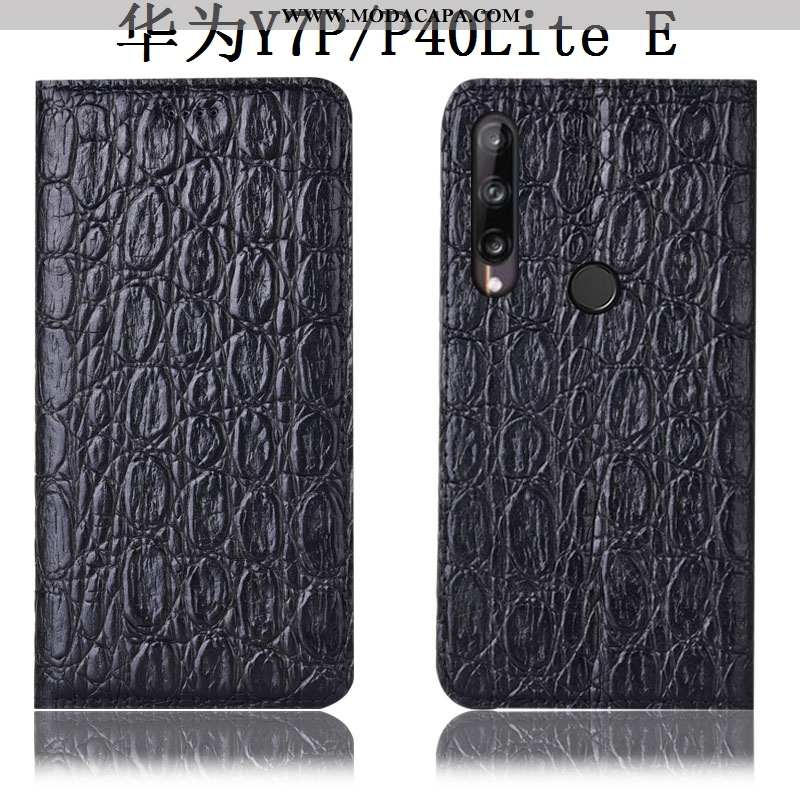 Capa Huawei P40 Lite E Protetoras Completa Capas Cor De Vinho Antiqueda Cover Couro Genuíno Baratas