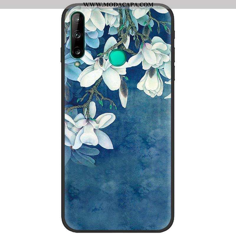 Capas Huawei P40 Lite E Soft Criativas Protetoras Fosco Pretas Azul Escuro Desenho Animado Venda