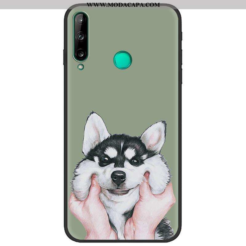 Capas Huawei P40 Lite E Soft Criativas Protetoras Fosco Pretas Azul Escuro Desenho Animado Venda