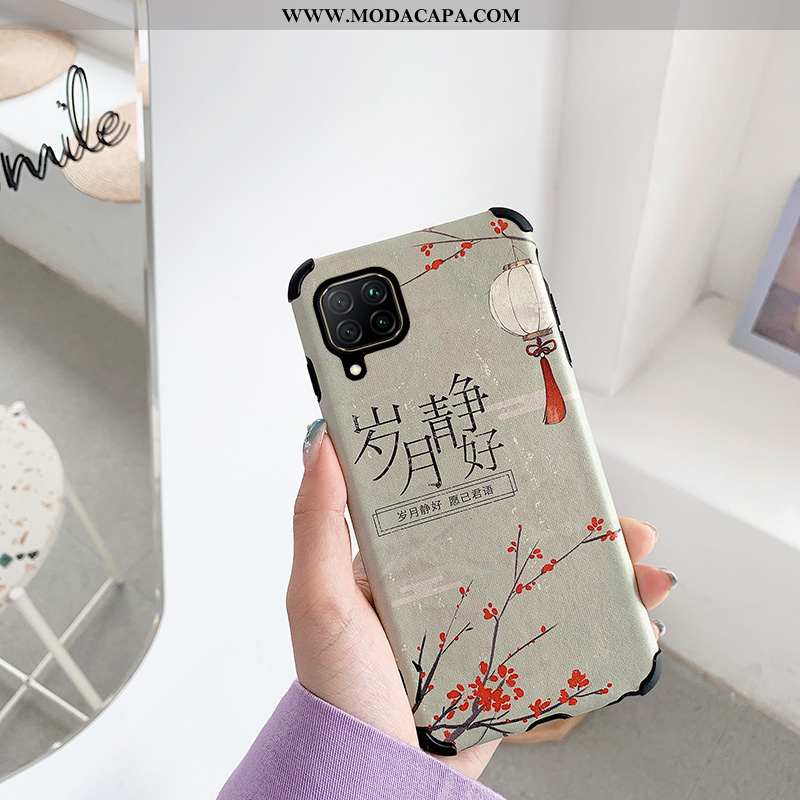 Capas Huawei P40 Lite Silicone Soft Malha Desenho Animado Telemóvel Cola Promoção