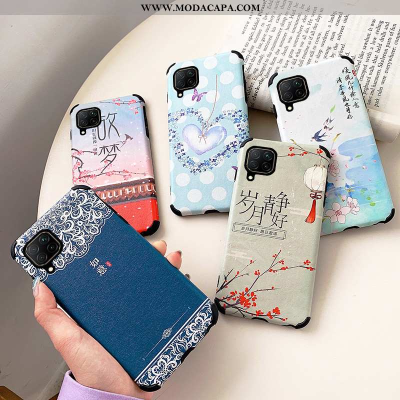 Capas Huawei P40 Lite Silicone Soft Malha Desenho Animado Telemóvel Cola Promoção