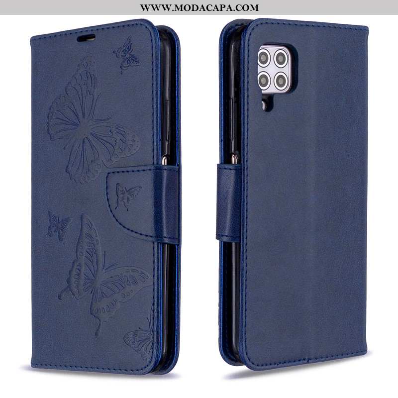 Capas Huawei P40 Lite Cordao Roxa Couro Cases Gravata Cover Barato