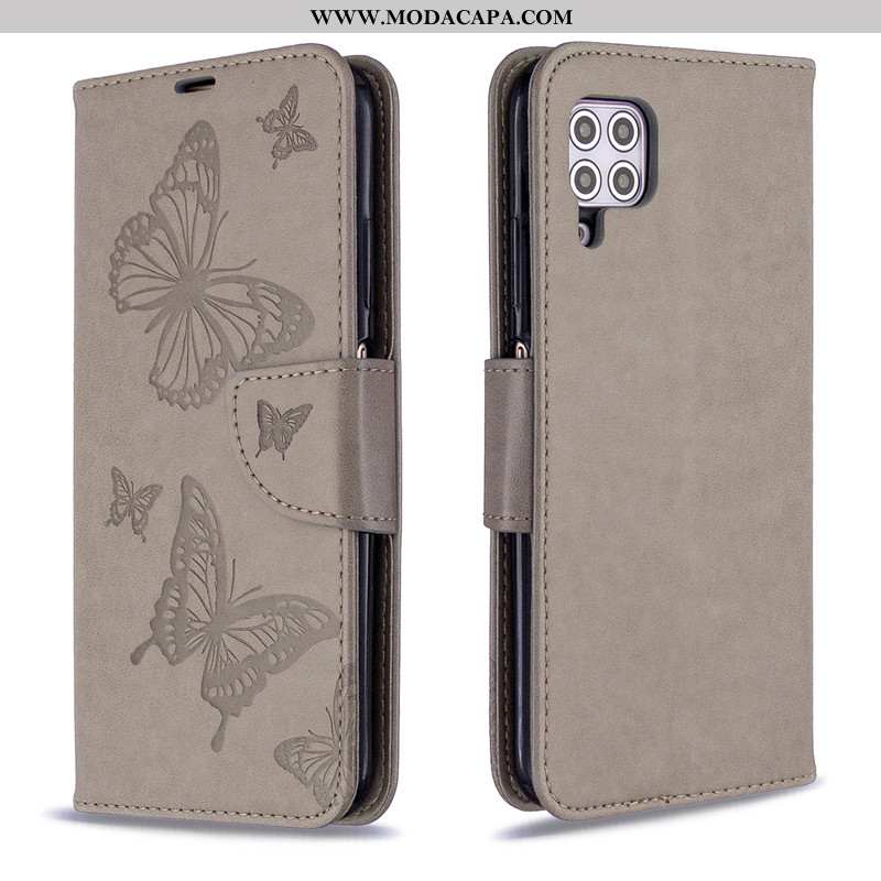 Capas Huawei P40 Lite Cordao Roxa Couro Cases Gravata Cover Barato