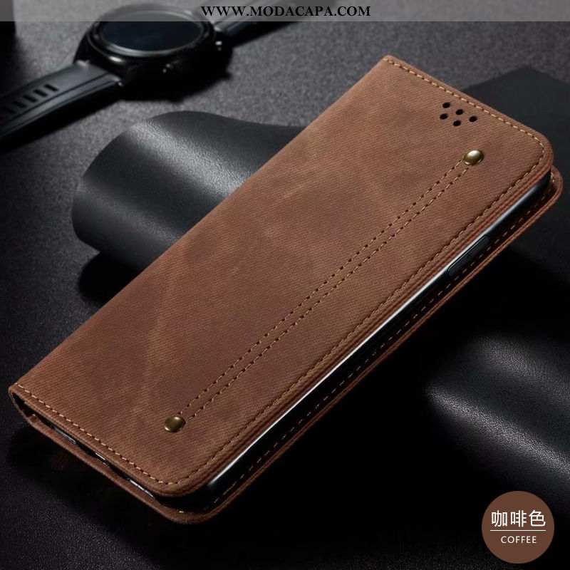 Capas Huawei P40 Lite Estiloso Dupla Face Cases Fold Telemóvel Antiqueda Cover Baratas