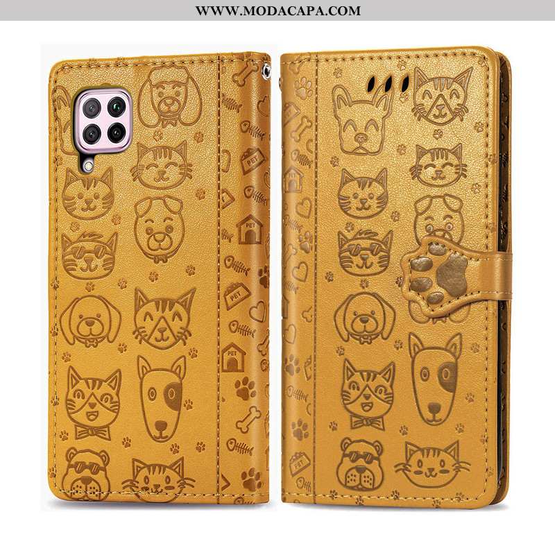 Capa Huawei P40 Lite Fofas Cover Telemóvel Roxa Antiqueda Florida Catinet Barato