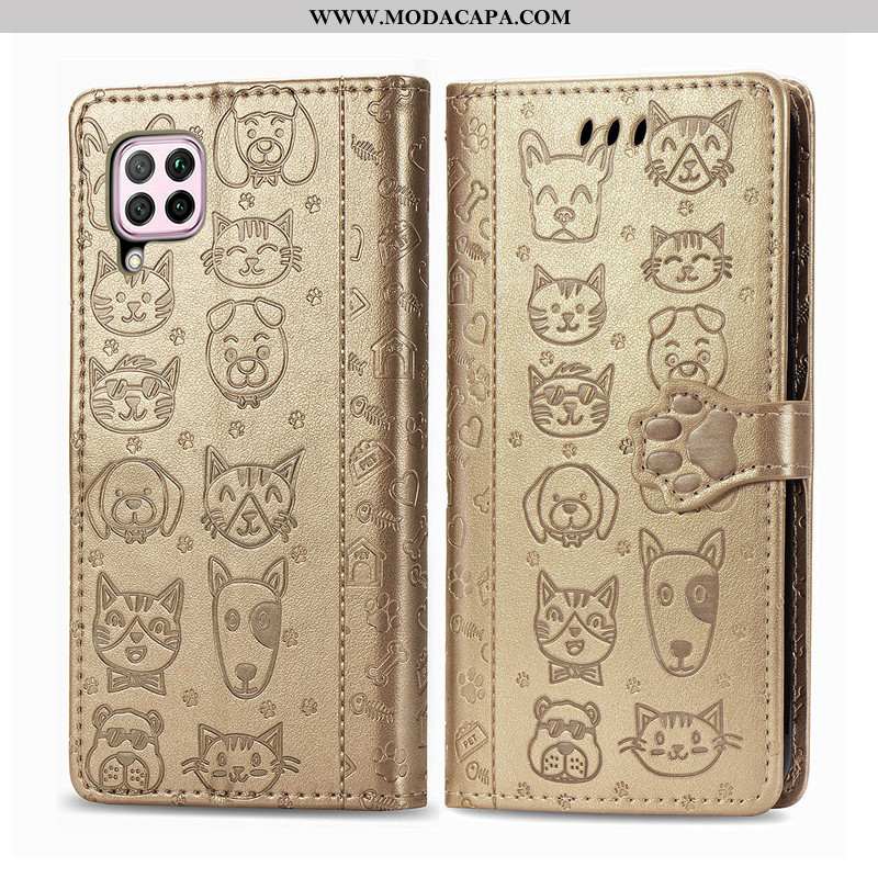 Capa Huawei P40 Lite Fofas Cover Telemóvel Roxa Antiqueda Florida Catinet Barato