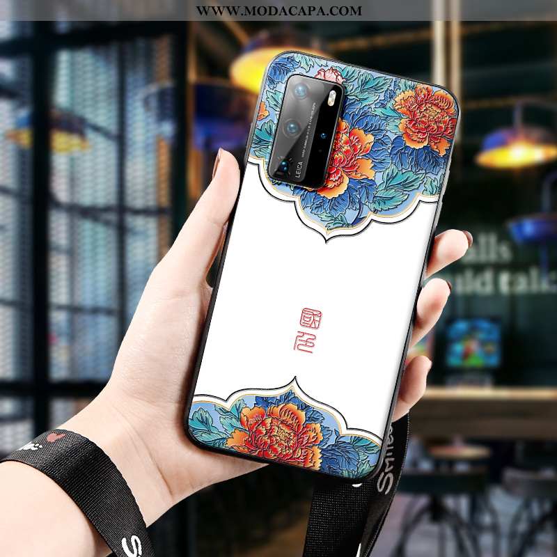 Capas Huawei P40 Pro Tendencia Soft Slim Silicone Nova Protetoras Barato