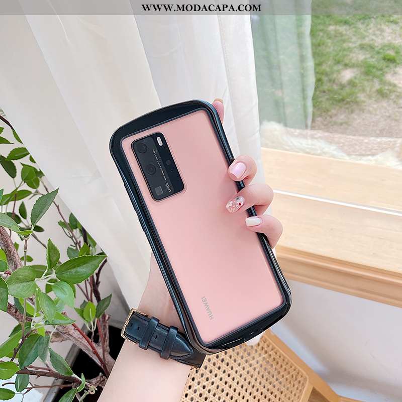 Capas Huawei P40 Pro Transparente Soft Telemóvel Antiqueda Nova Cases Baratas