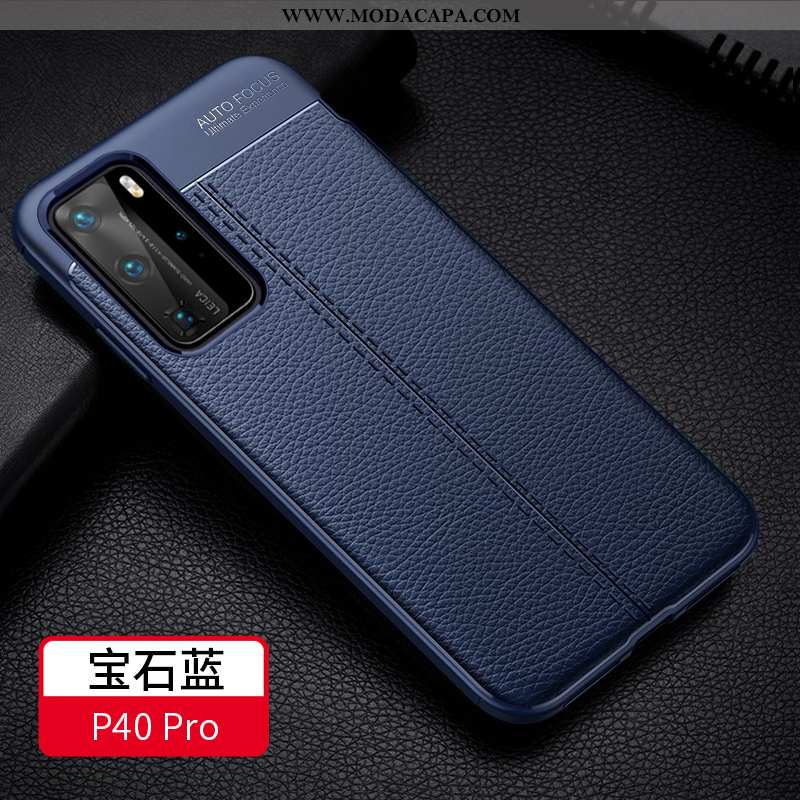 Capa Huawei P40 Pro Tendencia Antiqueda Cases Preto Telemóvel Novas Protetoras Promoção