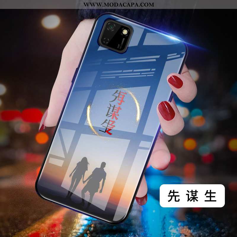 Capa Huawei Y5p Estiloso Frente Desenho Animado Tendencia Resistente Protetoras Malha Promoção
