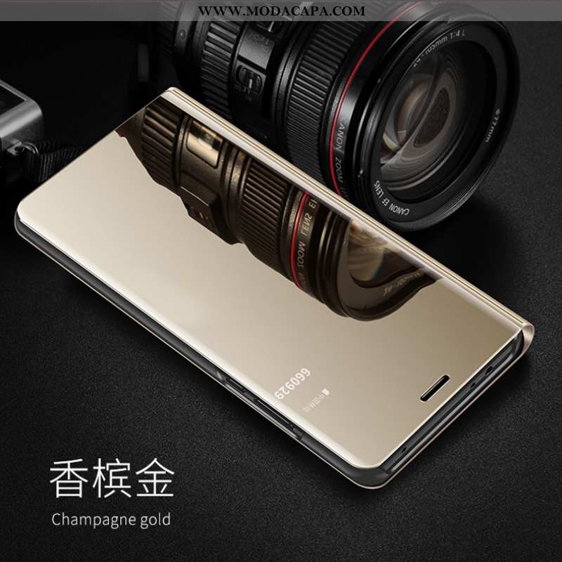 Capa Huawei Y5p Clara Couro Telemóvel Negócio Inteligente Cases Capas Comprar