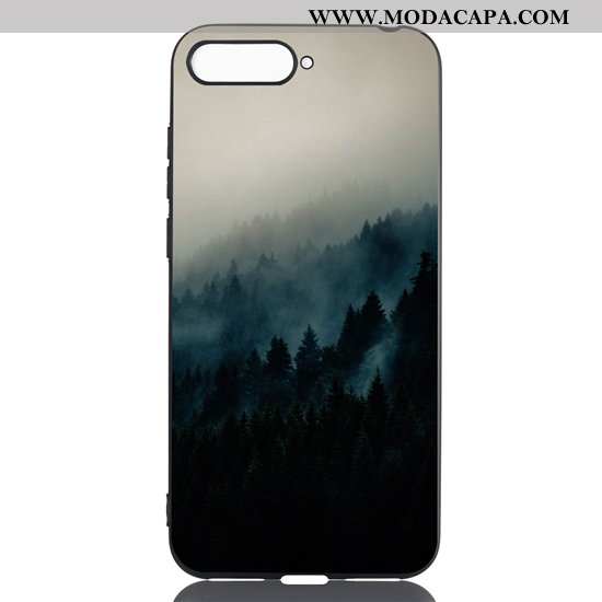 Capas Huawei Y6 2020 Desenho Animado Preto Tendencia 2020 Cases Soft Pu Baratos