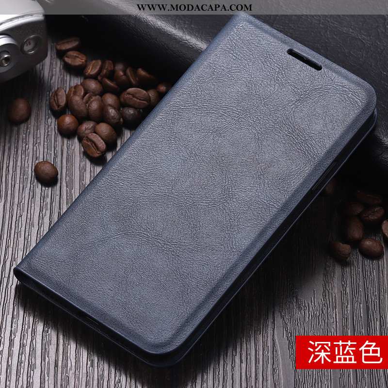 Capa Huawei Y6 2020 Couro Antiqueda Cases Casaco 2020 Cover Telemóvel Promoção