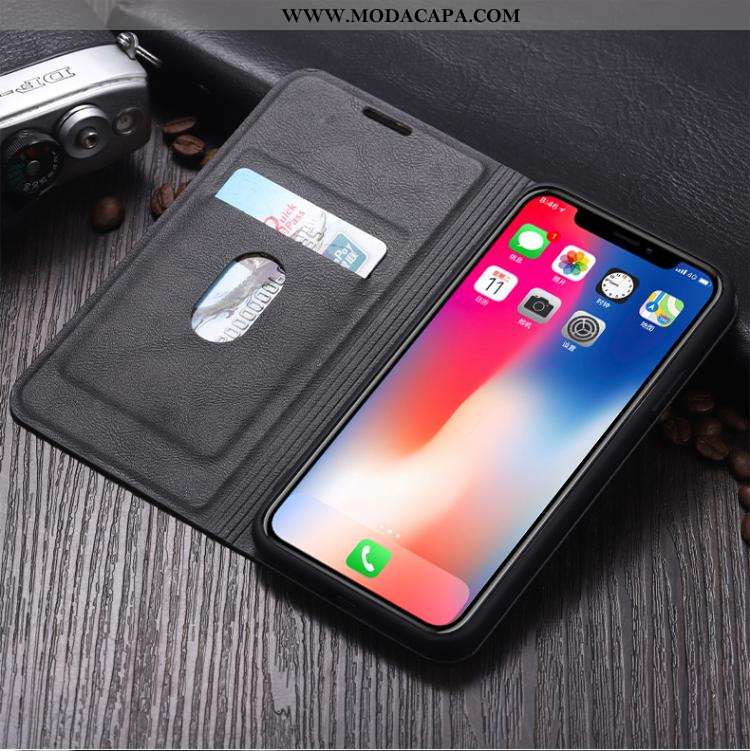 Capa Huawei Y6 2020 Couro Antiqueda Cases Casaco 2020 Cover Telemóvel Promoção