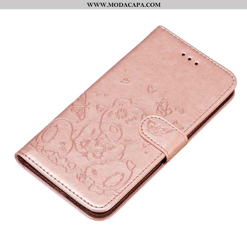 Capas Huawei Y6 2020 Couro 2020 Telemóvel Vermelho Rosa Malha Tendencia Venda