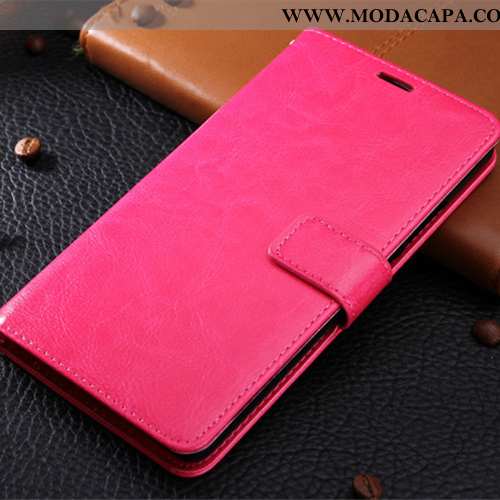 Capas Huawei Y6 2020 Couro Marrom Negócio Cover Antiqueda Cases Telemóvel Venda