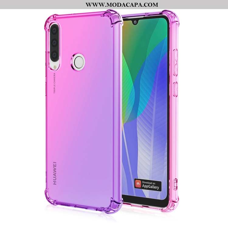 Capa Huawei Y6p Soft Roxa Capas Telemóvel Airbag Antiqueda Cases Comprar