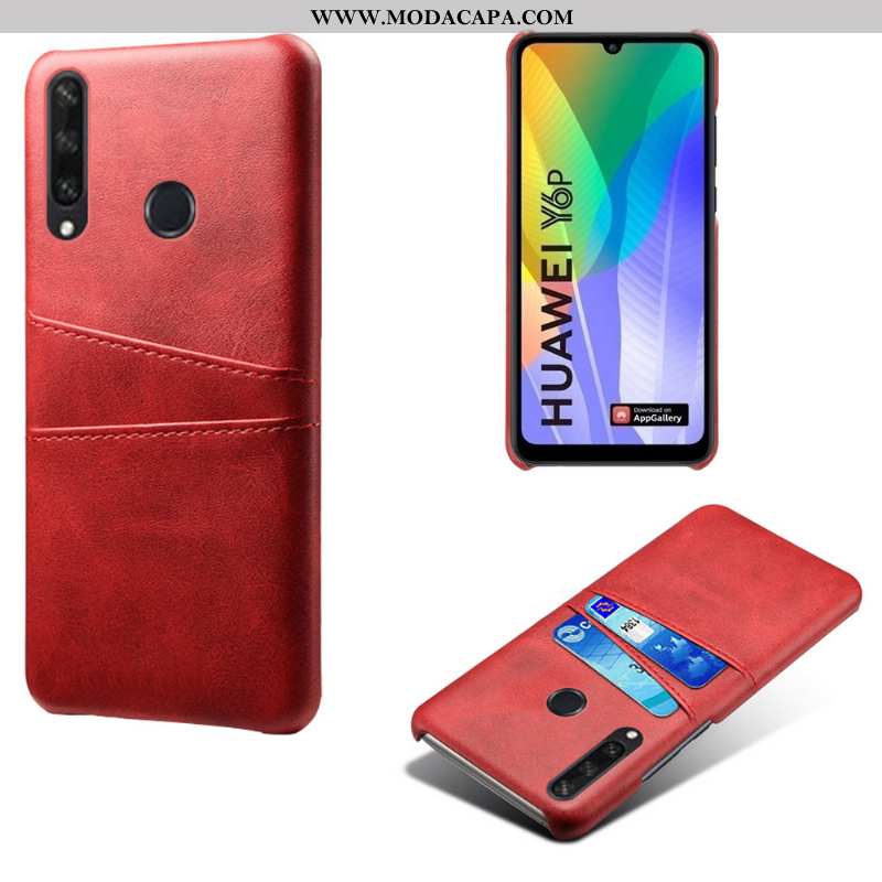 Capas Huawei Y6p Slim Telemóvel Preto Cases Couro Protetoras Online