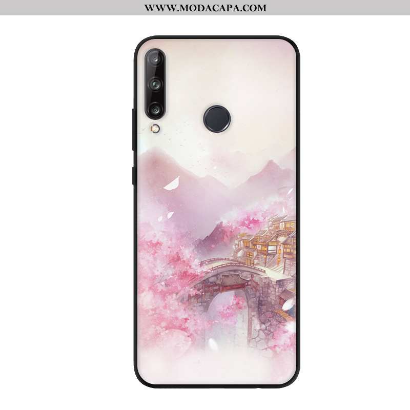 Capas Huawei Y6p Protetoras Criativas Rosa Antiqueda Telemóvel Completa Novas Promoção