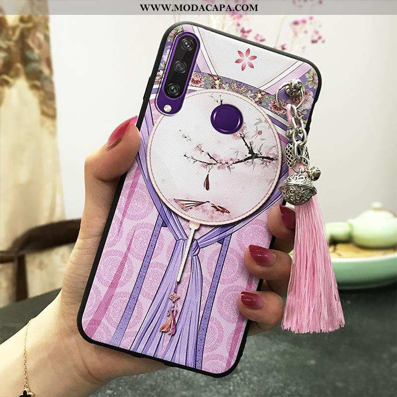 Capas Huawei Y6p Tendencia Vintage Protetoras Cases Rosa Soft Midi Baratas