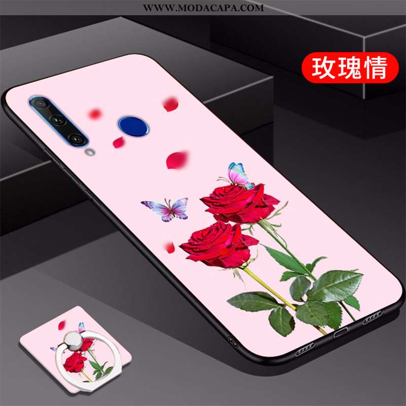 Capas Huawei Y6p Slim Tendencia Silicone Personalizada Telemóvel Vermelho Promoção