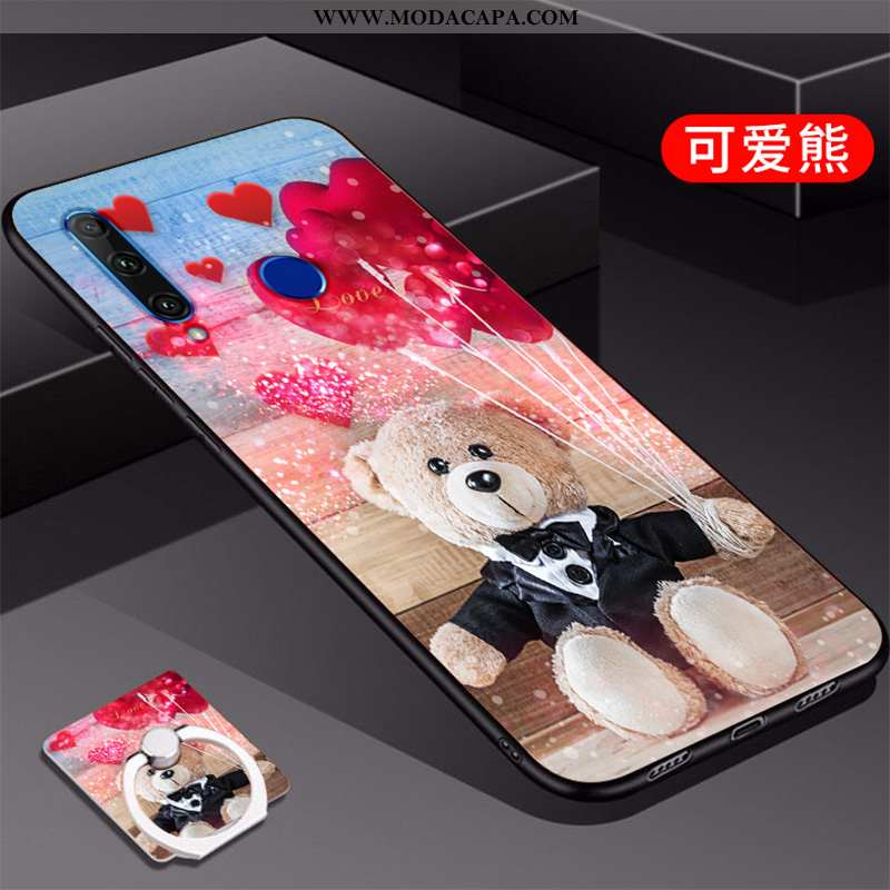 Capas Huawei Y6p Slim Tendencia Silicone Personalizada Telemóvel Vermelho Promoção