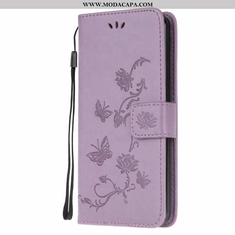 Capa Huawei Y6p Soft Telemóvel Antiqueda Cover Capas Borboleta Couro Promoção