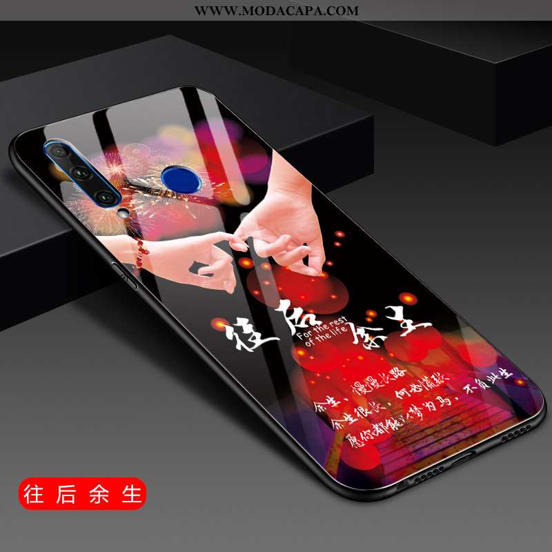 Capa Huawei Y6p Personalizada Protetoras Antiqueda Resistente Vermelho Malha Estilosas Baratas