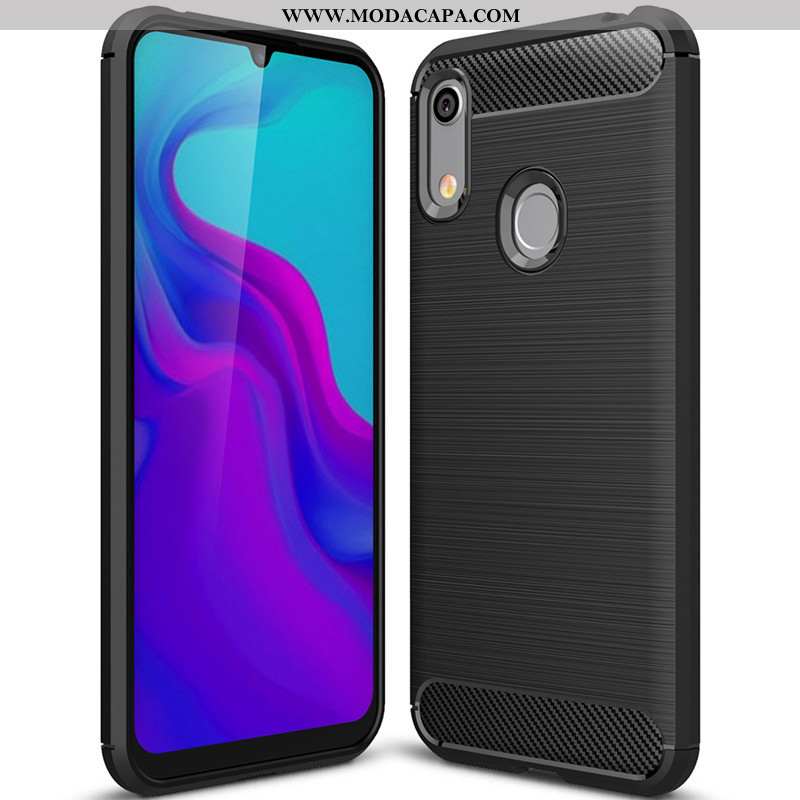 Capa Huawei Y6s Soft Telemóvel Preto Nova Silicone Protetoras Minimalista Venda