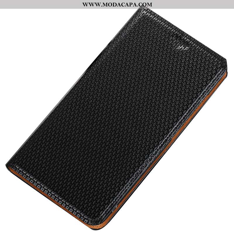 Capas Huawei Y7 2020 Protetoras Marrom Telemóvel Cases Couro Genuíno 2020 Cover Online