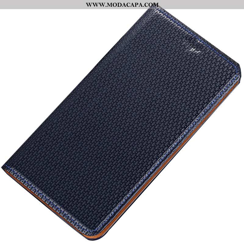 Capas Huawei Y7 2020 Protetoras Marrom Telemóvel Cases Couro Genuíno 2020 Cover Online