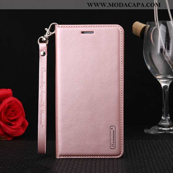 Capas Huawei Y7 2020 Couro 2020 Antiqueda Cordao Legitimo Telemóvel Rosa Comprar