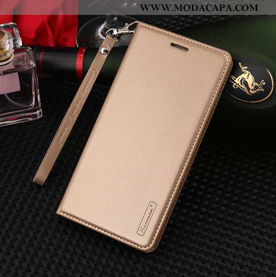 Capas Huawei Y7 2020 Couro 2020 Antiqueda Cordao Legitimo Telemóvel Rosa Comprar