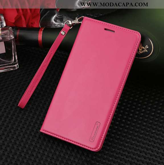 Capas Huawei Y7 2020 Couro 2020 Antiqueda Cordao Legitimo Telemóvel Rosa Comprar