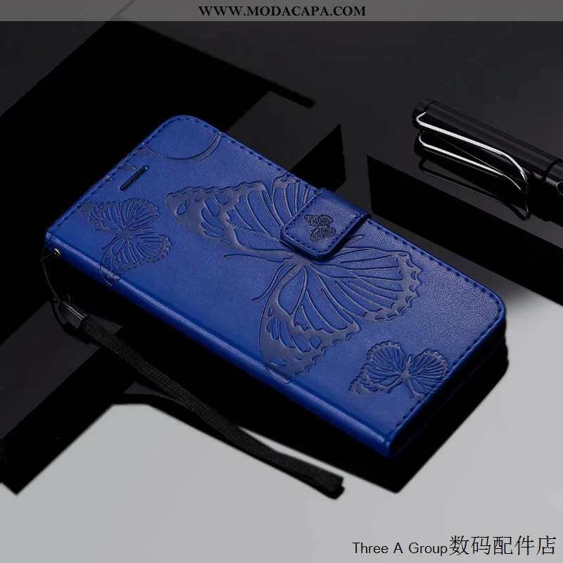 Capa Huawei Y7 2020 Desenho Animado Capas Protetoras Cover Completa Azul Escuro Telemóvel Venda