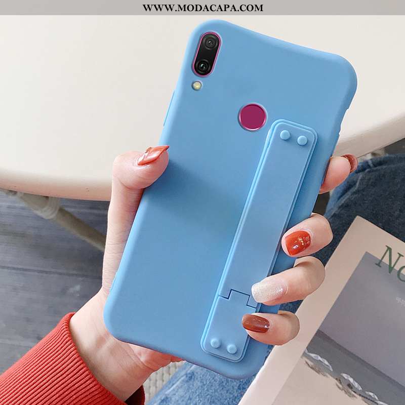 Capas Huawei Y7 2020 Protetoras Telemóvel Cases 2020 Azul Escuro Suporte Comprar