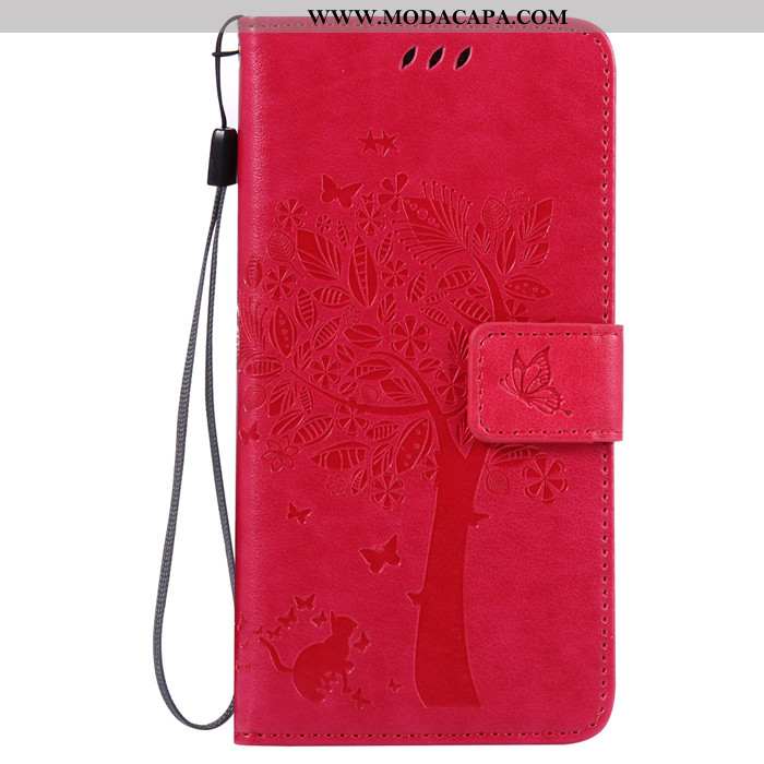 Capa Lg G6 Silicone Couro Antiqueda Completa Vermelho Soft Cases Venda