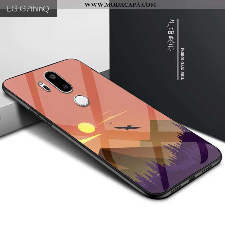 Capas Lg G7 Thinq Personalizada Cases Protetoras Celeste Roxa Telemóvel Venda