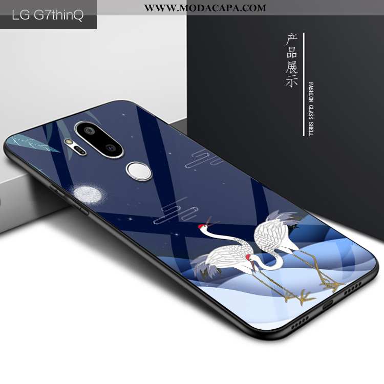 Capas Lg G7 Thinq Personalizada Cases Protetoras Celeste Roxa Telemóvel Venda