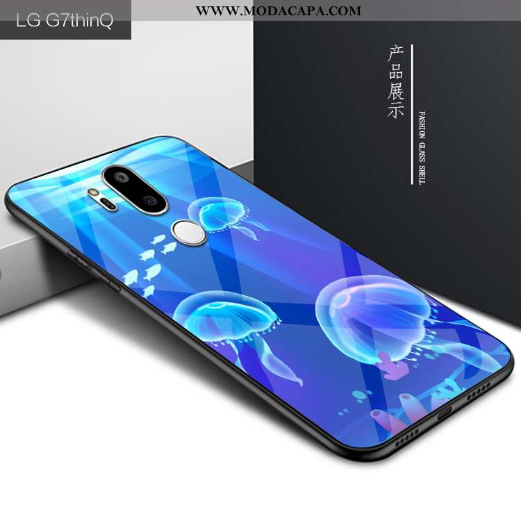 Capas Lg G7 Thinq Personalizada Cases Protetoras Celeste Roxa Telemóvel Venda