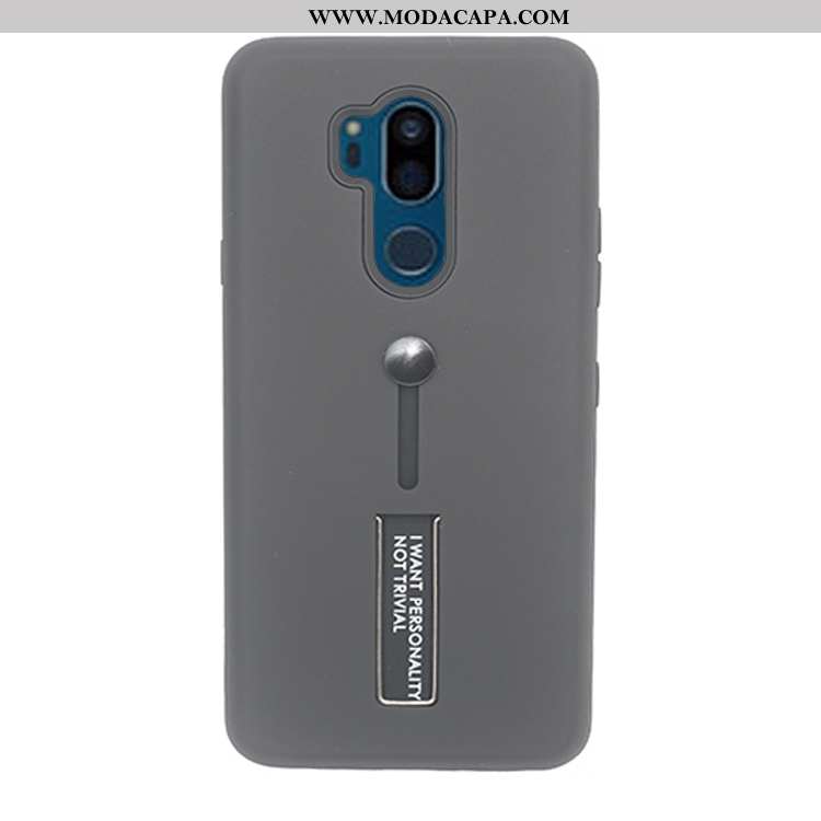 Capa Lg G7 Thinq Criativas Suporte Silicone Invisivel Capas Fosco Telemóvel Promoção