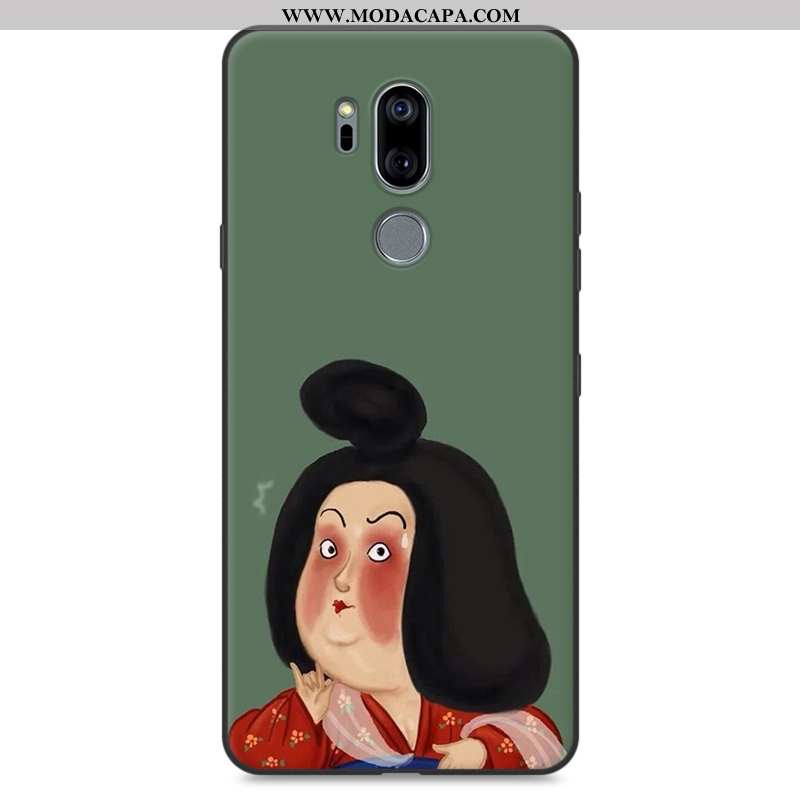 Capa Lg G7 Thinq Soft Casal Telemóvel Silicone Criativas Completa Capas Online