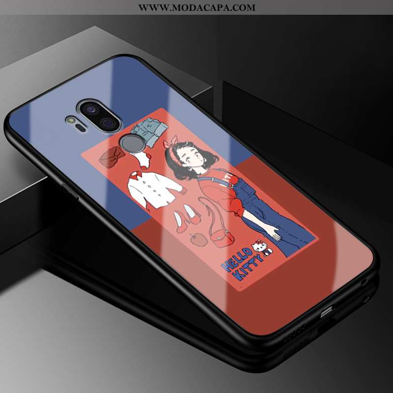 Capa Lg G7 Thinq Vidro Soft Silicone Resistente Personalizado Protetoras Telemóvel Online