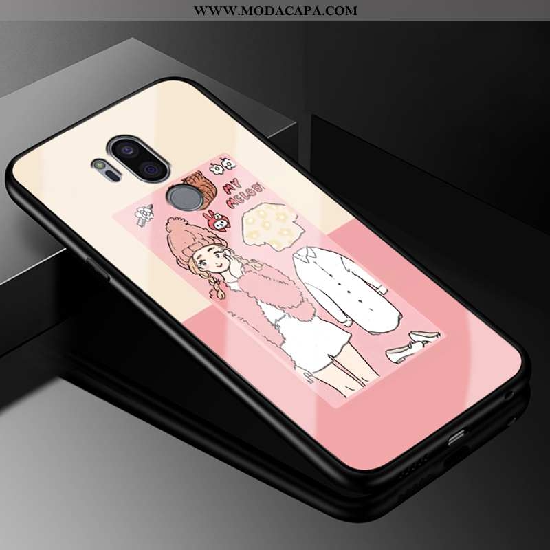 Capa Lg G7 Thinq Vidro Soft Silicone Resistente Personalizado Protetoras Telemóvel Online