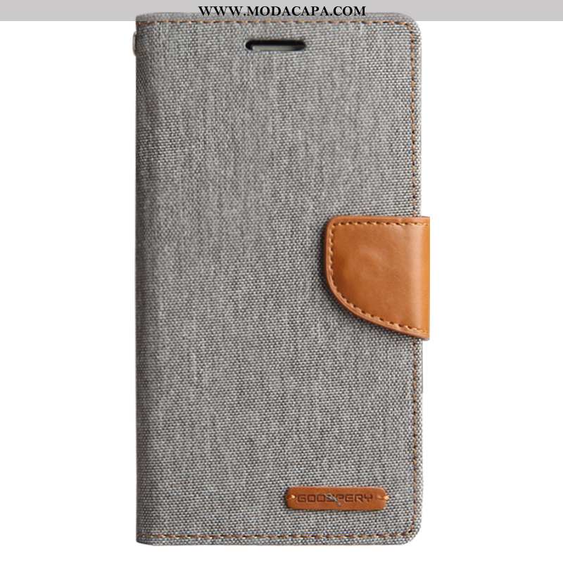 Capa Lg G7 Thinq Protetoras Capas Couro Soft Cinza Antiqueda Cases Promoção