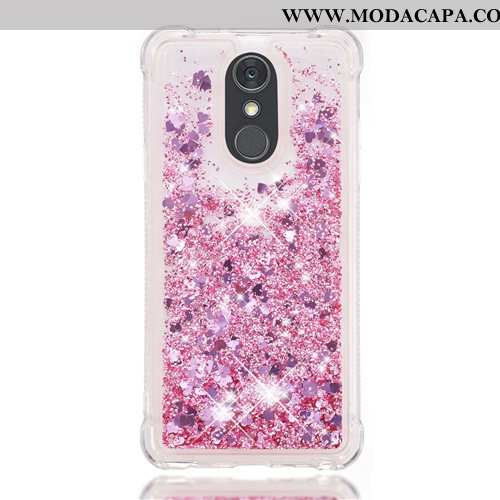 Capa Lg Q Stylus Desenho Animado Capas Pu Cases Soft Roxa Telemóvel Baratas